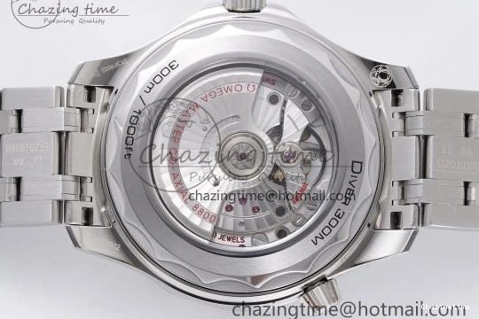 0123 Seamaster Diver 300M ZF 1:1 Best Edition Green Ceramic Green Dial on SS Bracelet A BestValue 7825